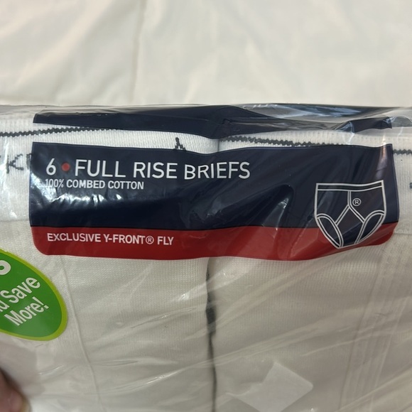 Jockey Classic Men's Briefs in White size 40 set of 6 Briefs underwear - Picture 4 of 5